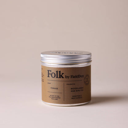 Forage Vegetable Wax Folk Tin Candle