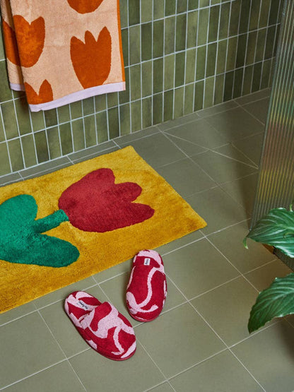 Ribbon Terry Slipper