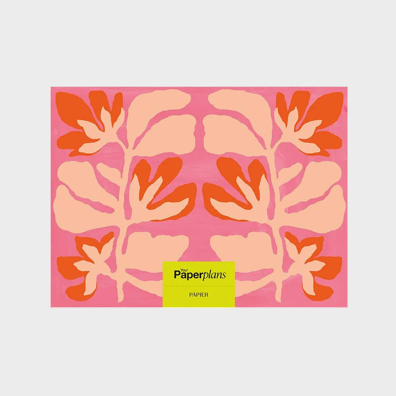 Bright Floral Desk Pad