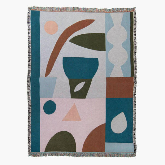 Felix Throw Blanket Wall Hanging by Slowdown Studio