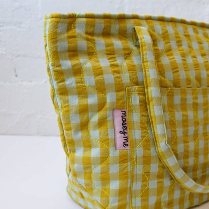 Citrus Seersucker Quilted Bag