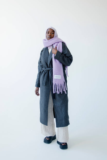 Recycled Materials Stockholm Scarf -Lavender