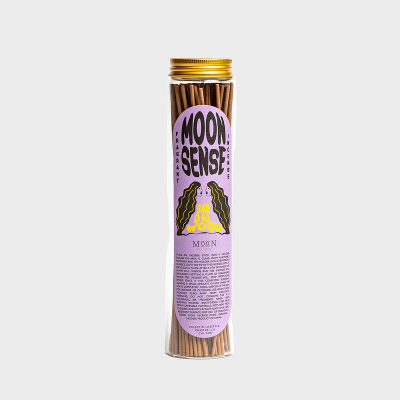 Moon Sense: Sandalwood - 100 Incense Stick Jar