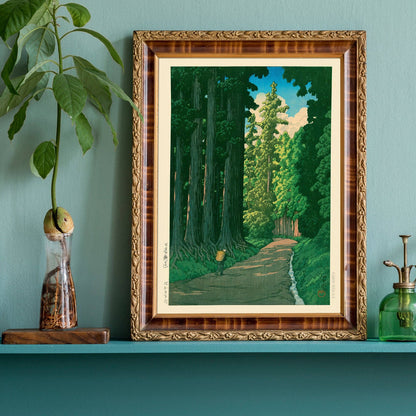 Road to Nikko by Kawase Hasui Print 30x40 cm