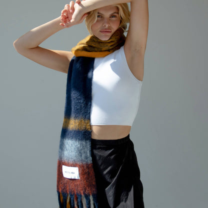 Recycled Materials Stockholm Scarf - Midnight Summer