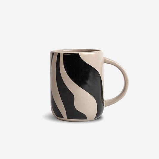 BYON Design Mug -  Zebra Beige/Black