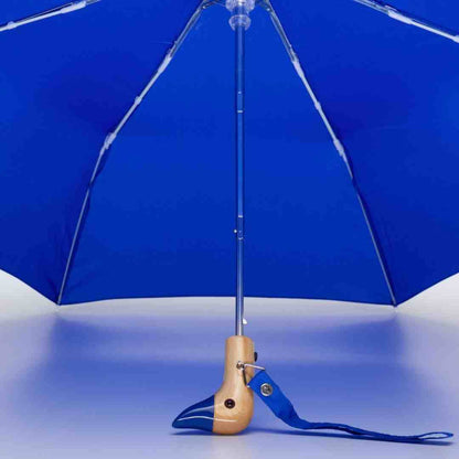 Compact Eco-Friendly Wind Resistant Duck Umbrella - Royal Blue