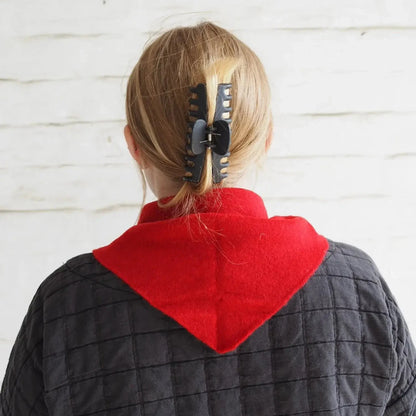 Roake Studio Triangle Scarf - Scarlet Red