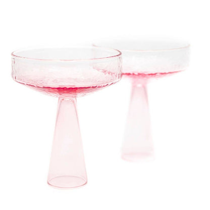 Coupe Claude in pink: Set of 2 Glasses