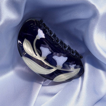 Moonflower Vine Women's Acetate Hair Claw Accessory