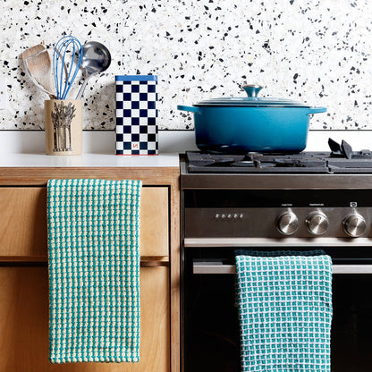 Airtight Tin Storage Container: Navy