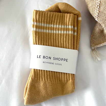 Boyfriend Socks: Butter