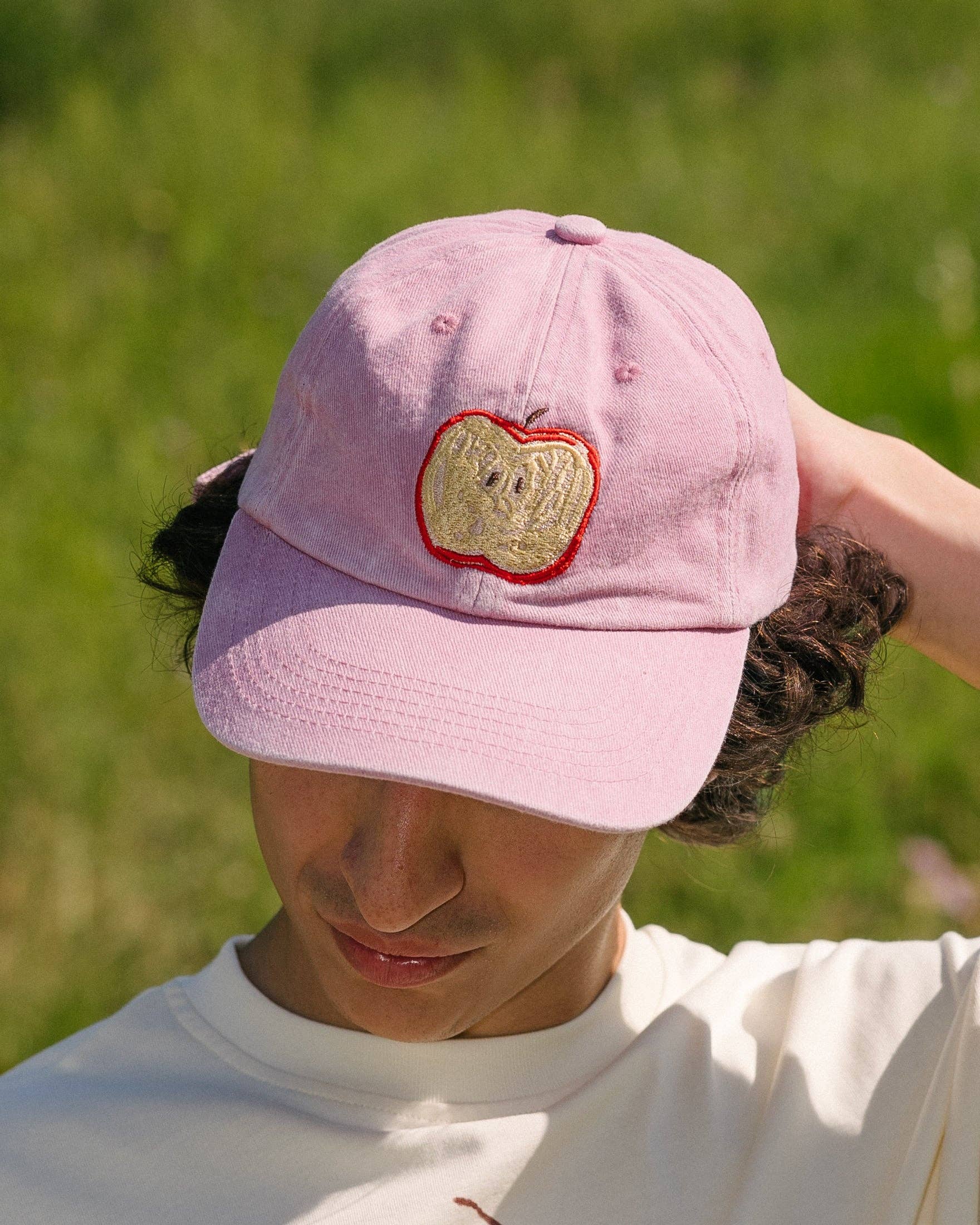 Apple Slice Cap - Washed Pink