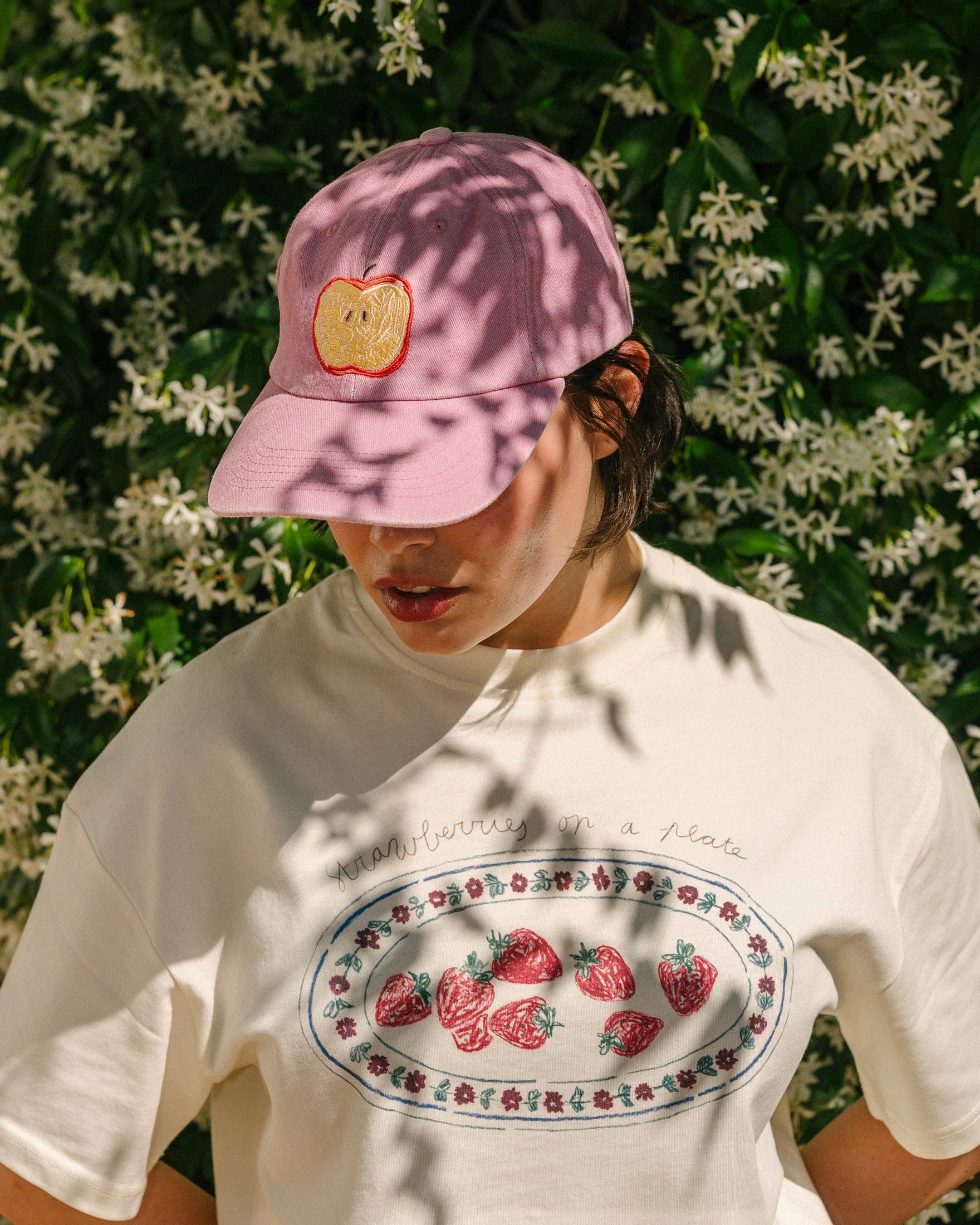 Apple Slice Cap - Washed Pink