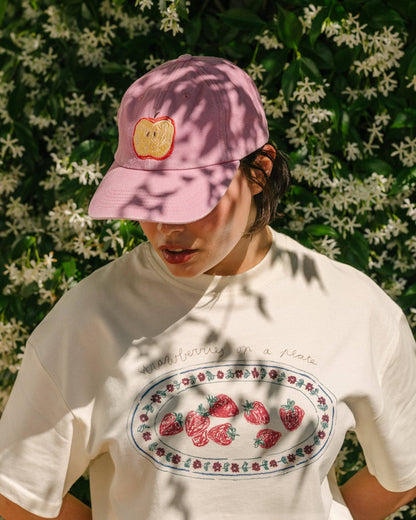 Apple Slice Cap - Washed Pink