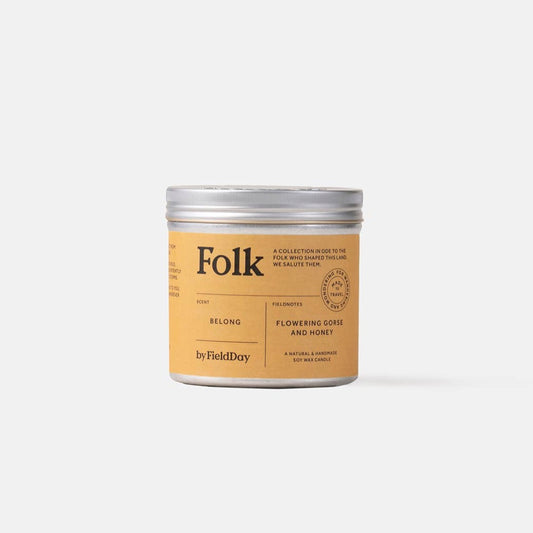 Folk Tin Collection - Belong Vegetable Soy Wax Candle