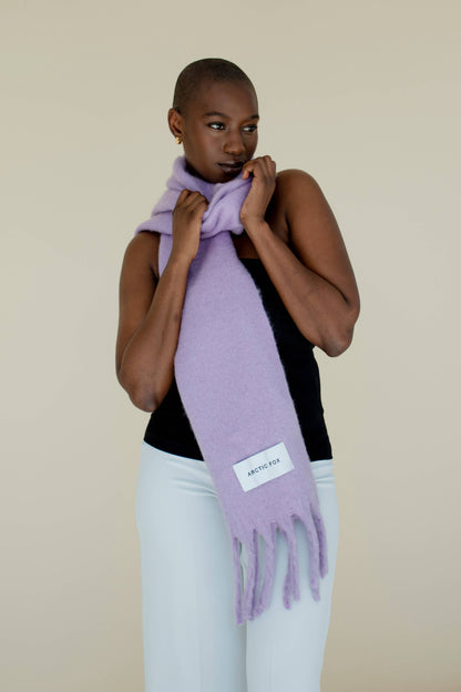 Recycled Materials Stockholm Scarf -Lavender