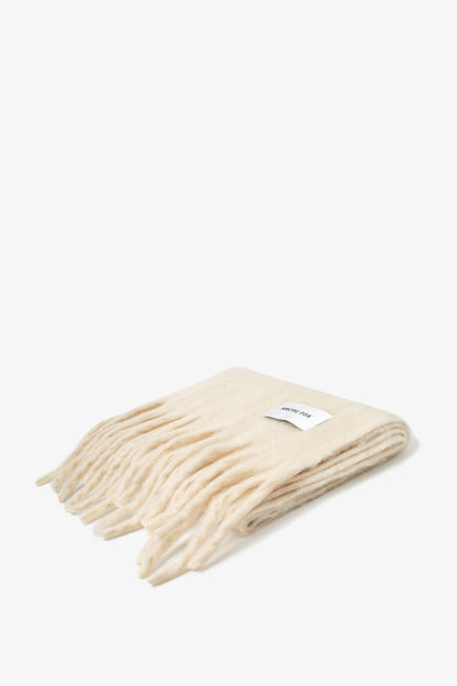 Recycled Materials Reykjavik Scarf - Rice White