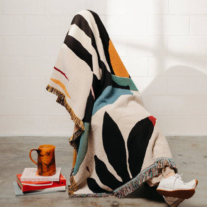Guarena Throw Blanket Wall Hanging by Slowdown Studio