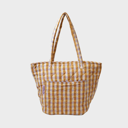 Mango Seersucker Quilted Bag