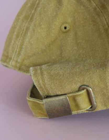 Garlic Embroidered Adjustable Cap Hat