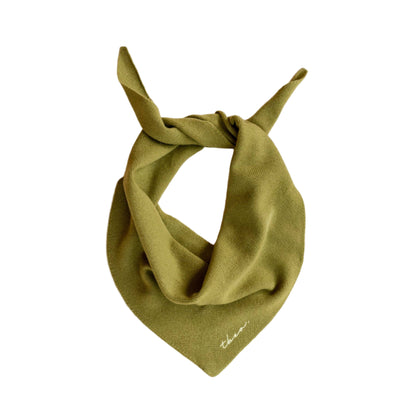 Triangle Scarf in Olive