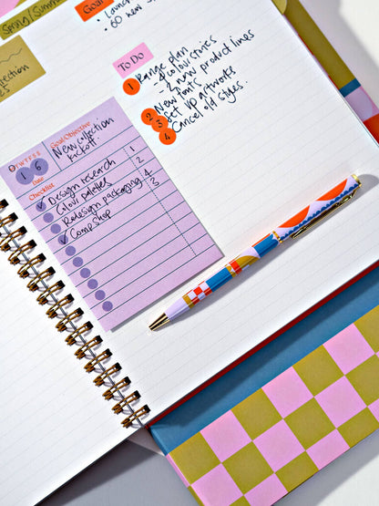 Ginger Habit Checklist Sticky Notes