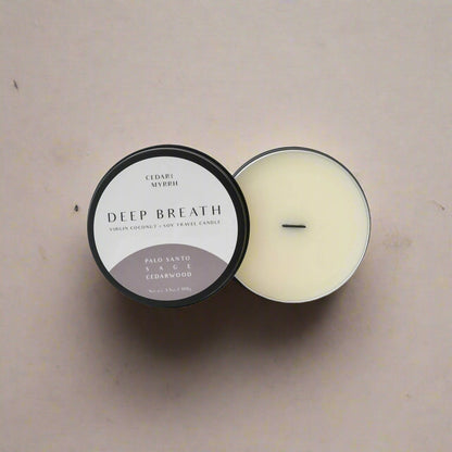 Travel Size Wellness Candle - Deep Breath