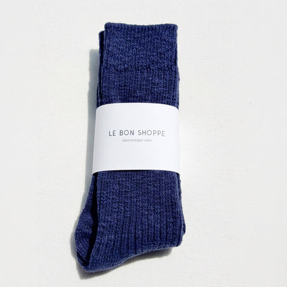Cottage Socks - Navy