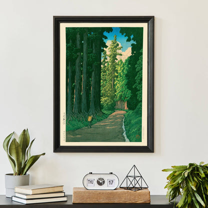 Road to Nikko by Kawase Hasui Print 30x40 cm