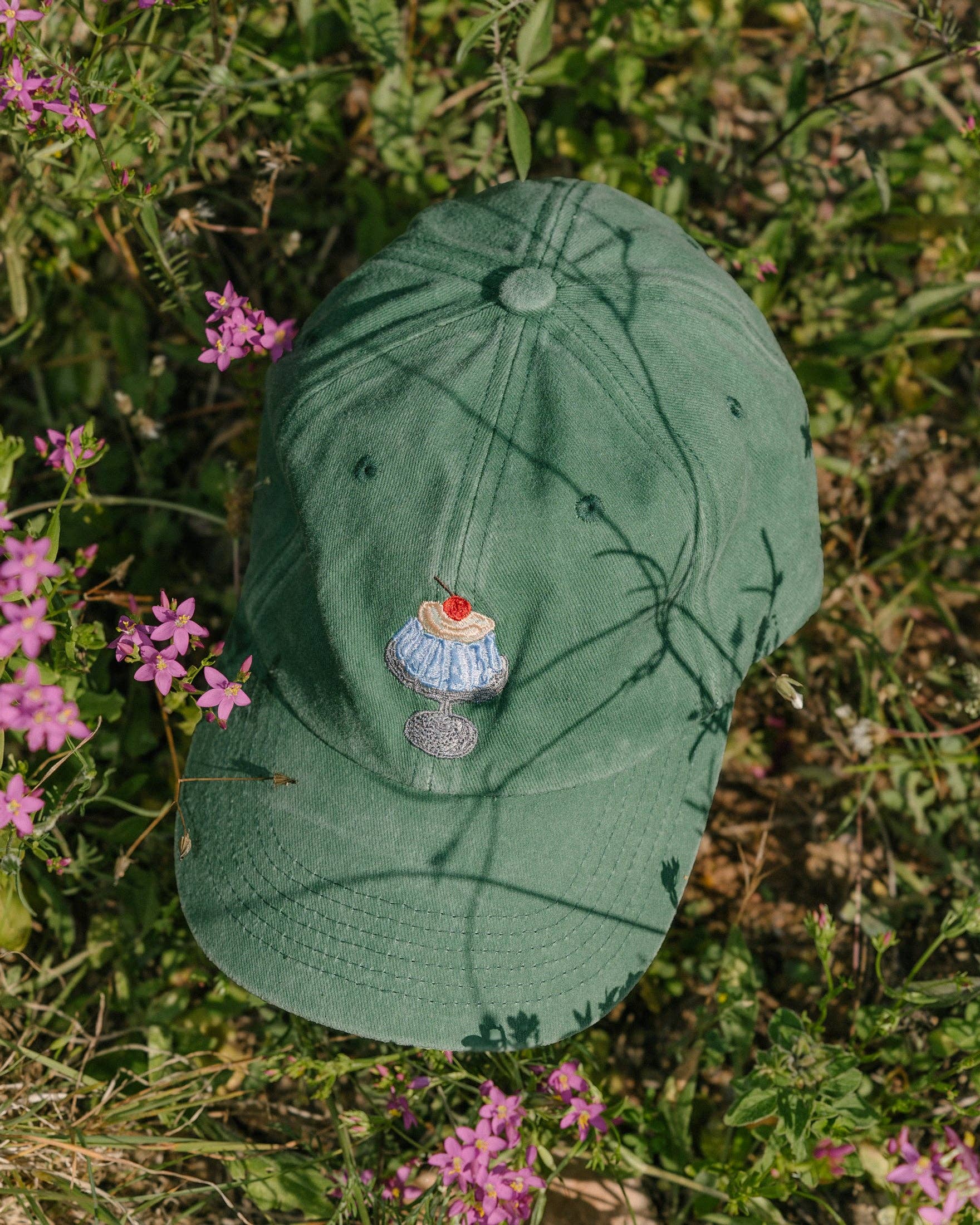 Cherry on Top Cap - Washed Green