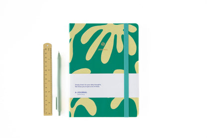A-Journal Notebook Arty Green