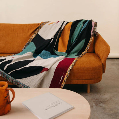 Guarena Throw Blanket Wall Hanging by Slowdown Studio