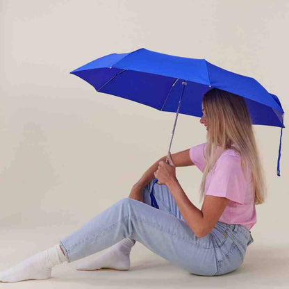 Compact Eco-Friendly Wind Resistant Duck Umbrella - Royal Blue