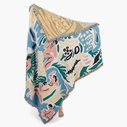 Kimbie Throw Blanket Wall Hanging by Slowdown Studio