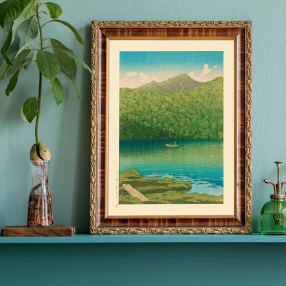 Morning Lake by Kawase Hasui Print 30x40 cm