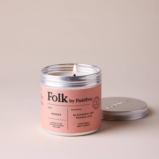 Wander Vegetable Wax Folk Tin Candle