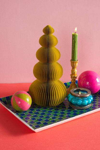 Honeycomb Ball Origami Paper Tree