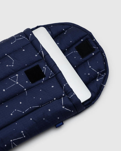 Puffy Laptop Sleeve 13"/14" - Constellation Midnight