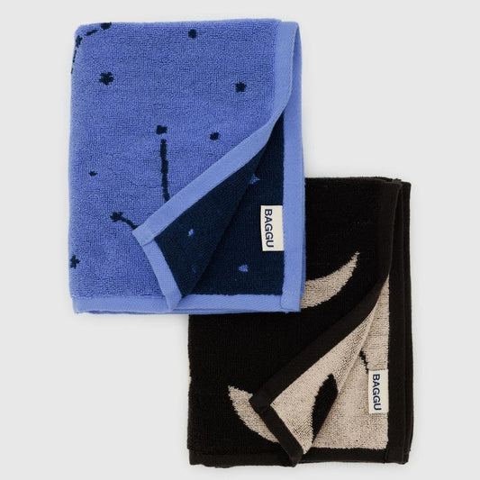 Hand Towel Set of 2 - Night Sky