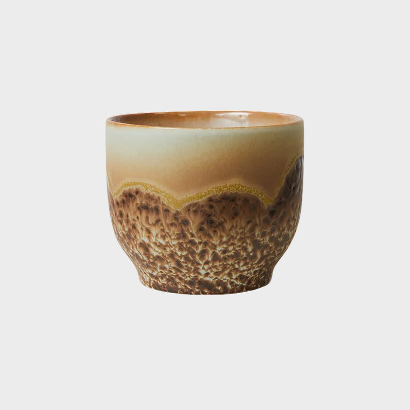 70s Ceramics Cafe Cup - Shell