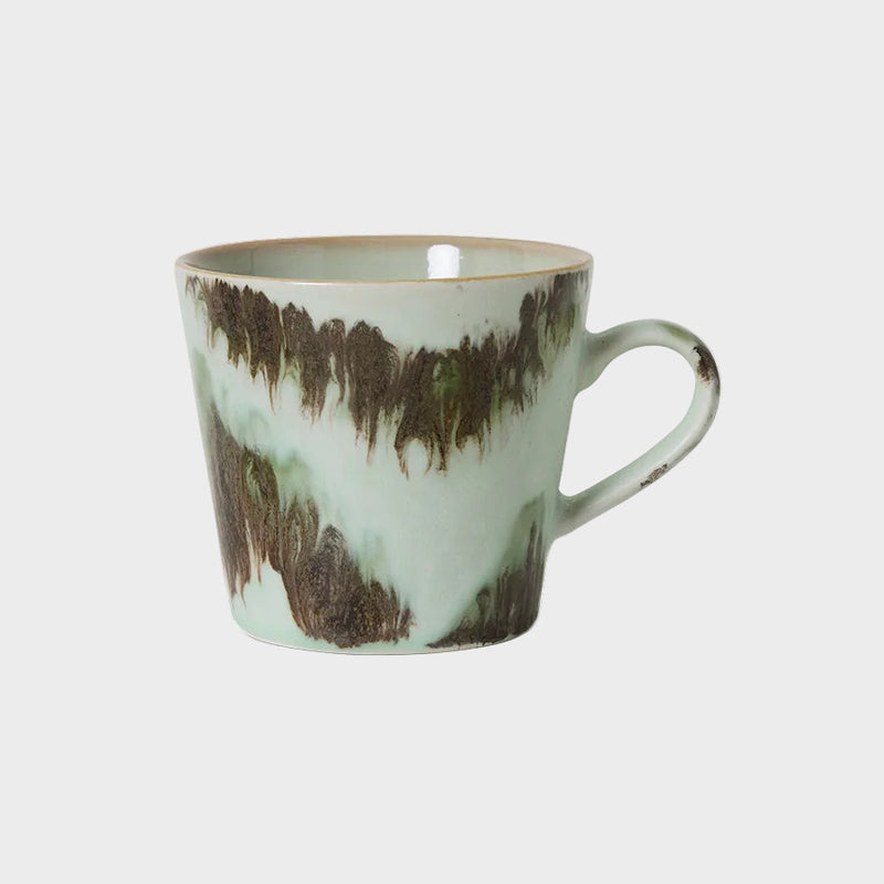 70s Ceramics Cappuccino Mug - Tide