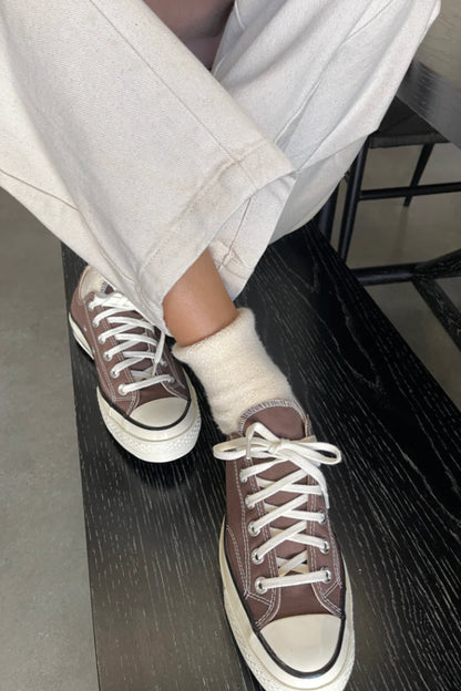 Cloud Socks in Ecru