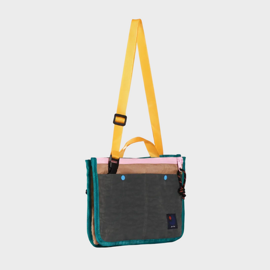 Candy Nylon 2nd Bag - Grey/Brown