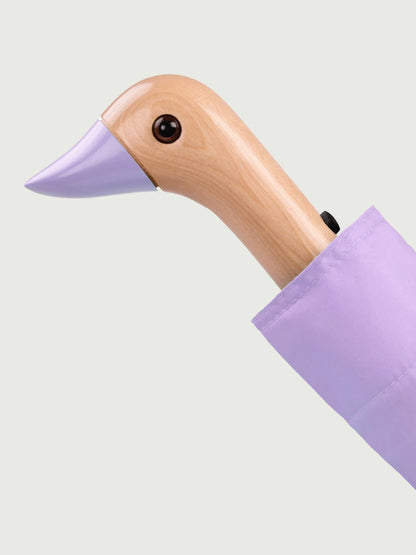Compact Eco-Friendly Wind Resistant Duck Umbrella - Lilac
