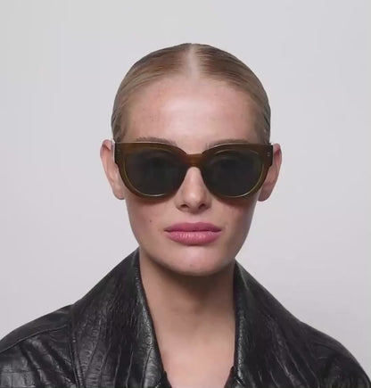 Lilly Sunglasses in Smoke Transparent