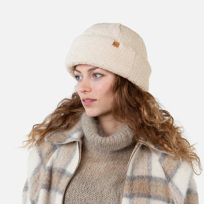 Teddybow Hat in Cream