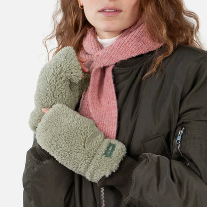 Bantota Fingerless Gloves in Stone