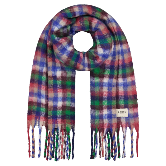 Plaity Scarf Recycled Materials - Blue