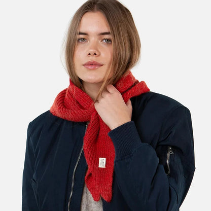 Neolana Triangle Scarf in Red - Recycled